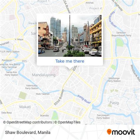Shaw Boulevard Map .